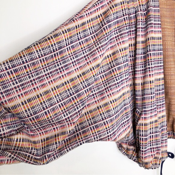 Akemi Kin by Anthropologie plaid drawstring waist, Cardi jacket - Picture 7 of 11